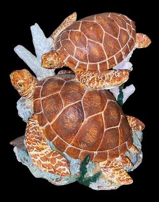 Loggerhead Sea Turtle Oceana Statue Figurine By Russ # AA-2904