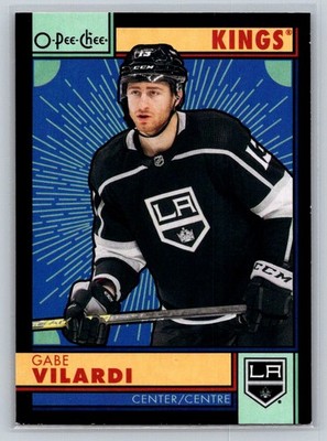 2022-23 O-Pee-Chee Retro Black Border Gabe Vilardi 085/100 Los Angeles Kings