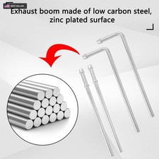 4 Pcs Exhaust Hanger Weld On 2 Pcs 90 Degree Bent