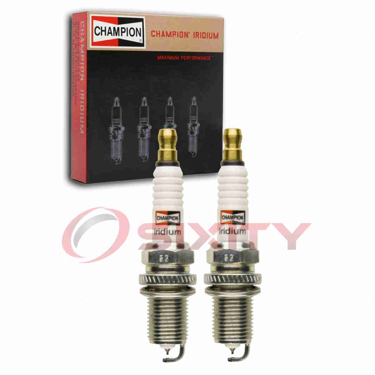 2 pc Champion Iridium 9201 Spark Plugs for SK16PR-A11 RC12WYPB4 K20RU px