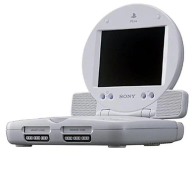 Sony PS1 Playstation PS One Combo Console Portable LCD Screen Used