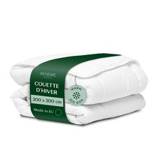Couette Hiver 200x200 cm 300 g/m² Ultra Chaude et Épaisse Polyester