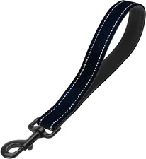Star Short Dog Leash with Reflective Nylon Padded Handle - Ideal for Training...