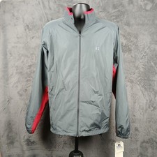 Vintage Russell Athletic Windbreaker Jacket Men  s L Full Zip Gray New w/ Tags