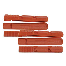 2 Pack Kool-Stop V2 Linear Pull V Brake Pads Replacement Inserts Salmon Compound