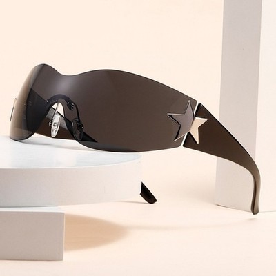 Unisex Star Sonnenbrille für Radabenteuer mit leichtem Rahmendesign