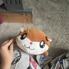 Brown White Hamster Plush Stuffed Animal, Small 6-14 in, Washable 2025