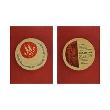 Kropf Martini Diese Türme merke Dir... Brauerei Bierdeckel Beermat