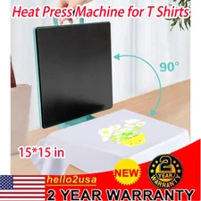 15x15" Heat Press Machine Digital Sublimation Printer Heat Press for Sublimation