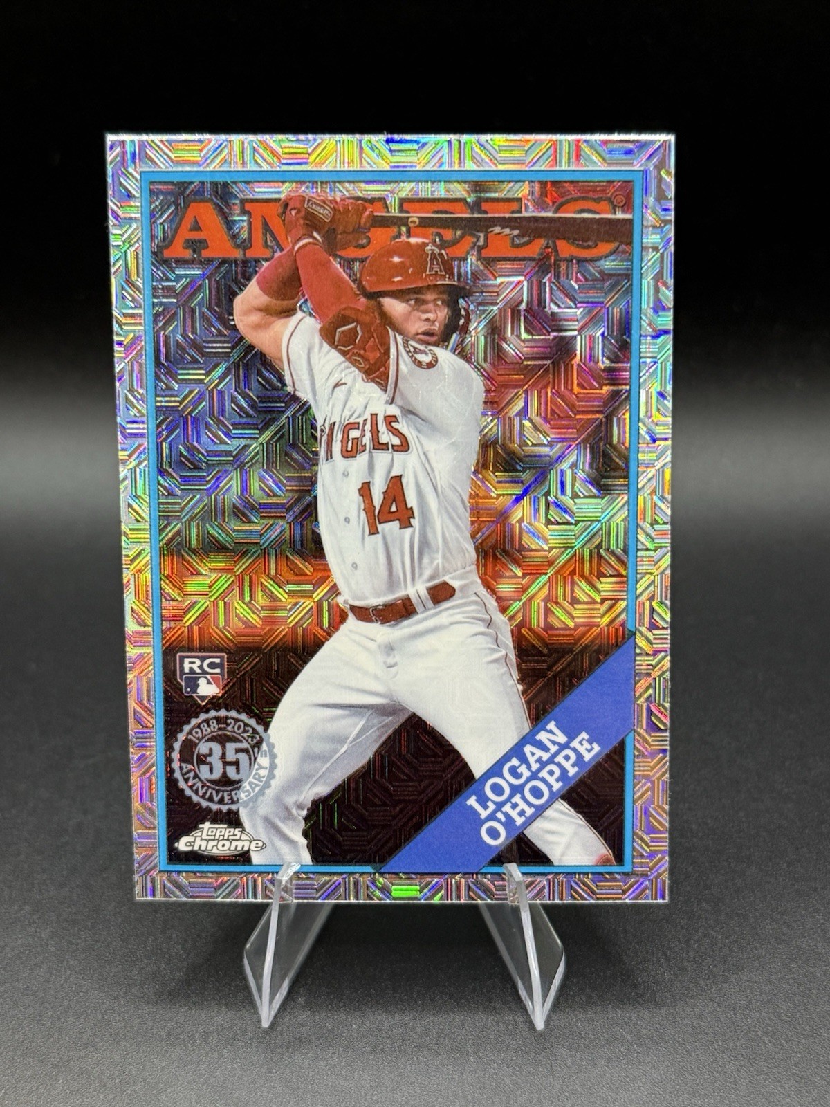 2023 Topps Chrome Silver Pack Mojo Logan O'Hoppe #2T88C-36 Angels ST3