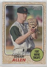 2017 Topps Heritage Minor League Edition Logan Allen #85 4l3