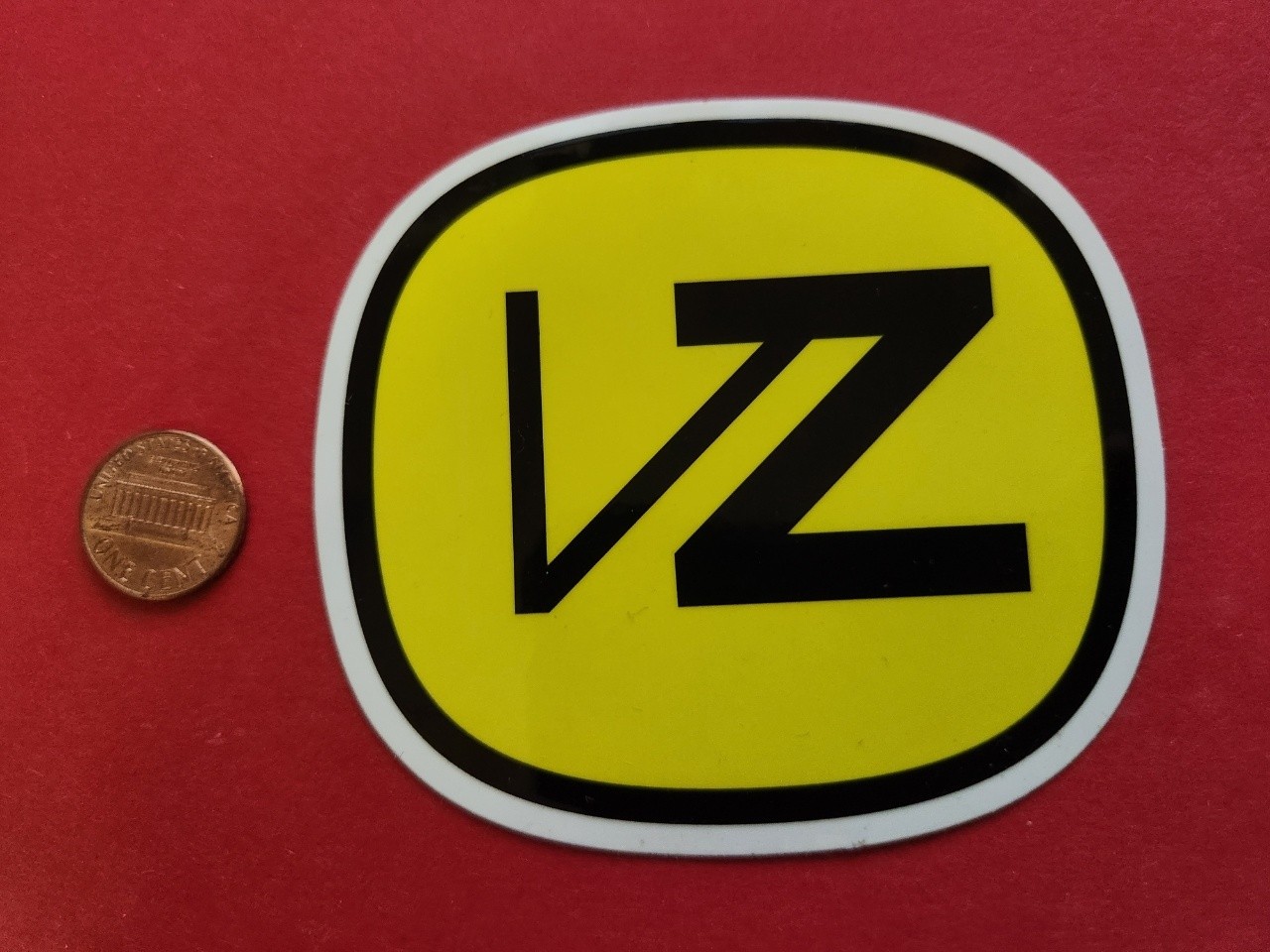 Von Zipper snowboard vintage promo sticker NEW old stock Flawless Condition