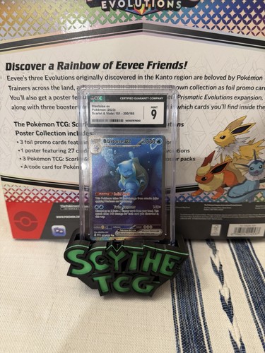 Blastoise ex graded CGC 9 for sale on eBay