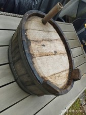 Alter großer Holztrichter Abholung 