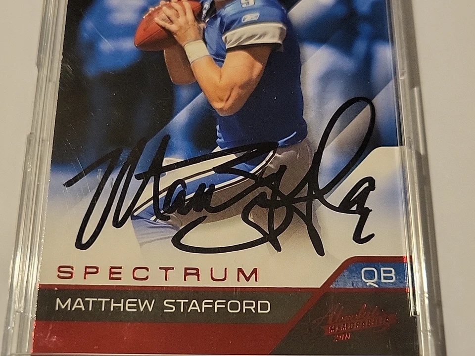 马修·斯塔福德手工签名亲笔签名 2011 帕尼尼绝对纪念品频谱 #36 — 第 3/4 张图片