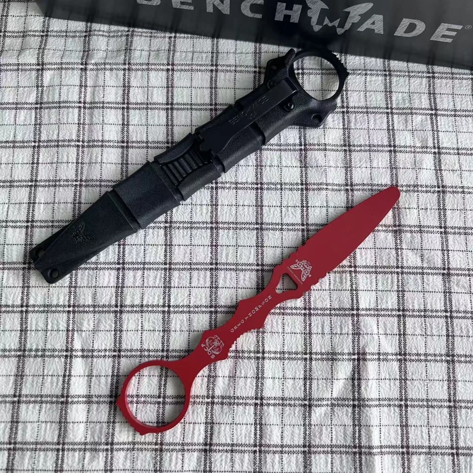 Faca de lâmina fixa Benchmade SOCP Combo 176BK-COMBO bainha preta 440C aço inoxidável - Imagem 2 de 4