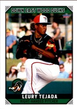 2021 Down East Wood Ducks #25 Leury Tejada - NM Bronx New York NY Baseball Card