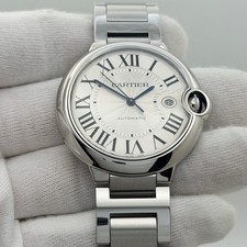 Cartier Ballon Bleu WSBB0049 42mm Silver Roman Dial Stainless Steel Box Paper 3