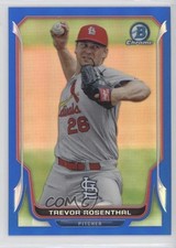 2014 Bowman Chrome Blue Refractor 117/250 Trevor Rosenthal #187 0o9