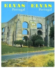 2 Elvas Portugal Tourist Brochures & Map 1973