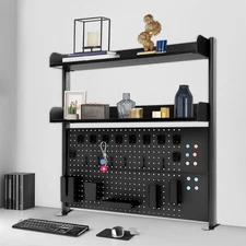 Desktop Bookshelf Multipurpose Clip-on Desk Organizer Counter-top Book Holder