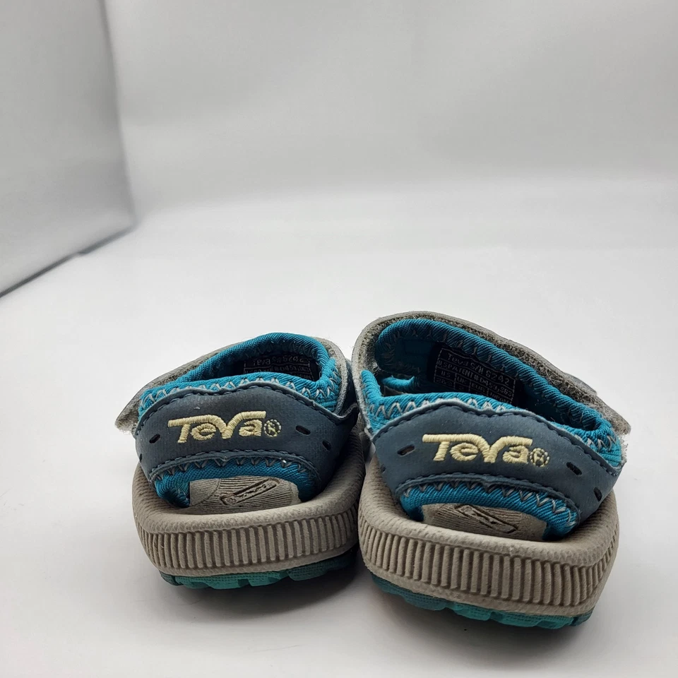 Teva ребенка ясельного возраста Sandles бирюзовый Sport туфли baby sz 2-3 - Изображение 4 из 4