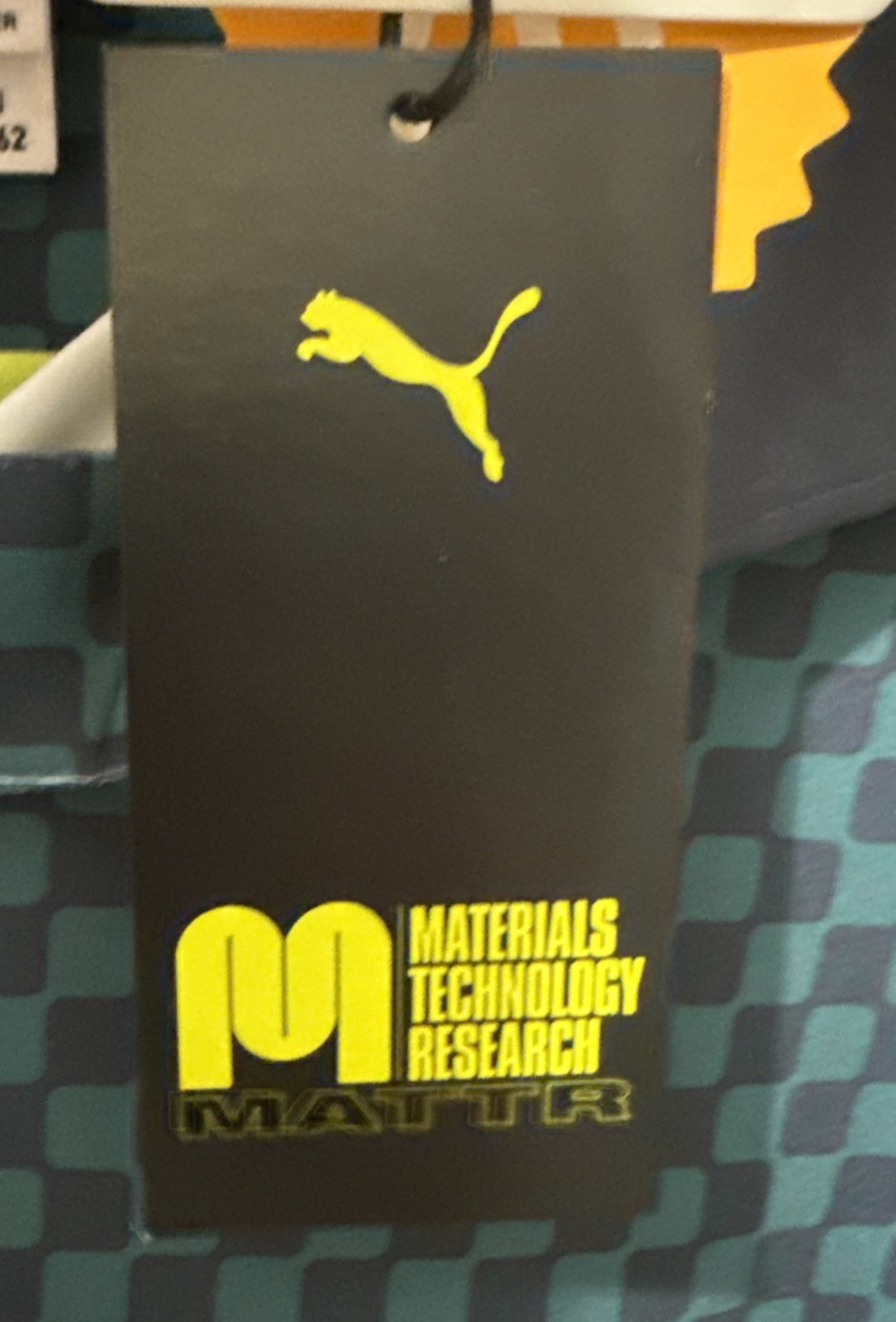 Puma X AP Mattr Checkered Cold Green/Deep Navy Shirt Men Size Extra Large  thumbnail 3