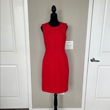 J. Crew - Vibrant Red Midi Dress