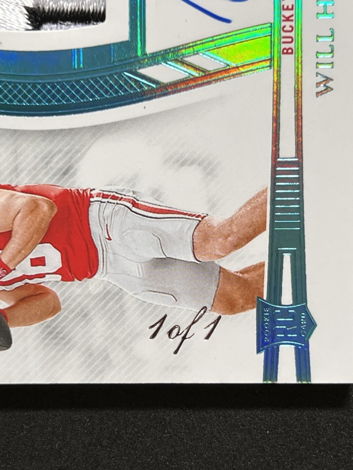 WILL HOWARD 2025 FLAWLESS COLLEGIATE RPA PLATINUM LOGO PATCH AUTO 1/1 view 6