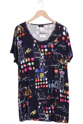 MIAMODA T-Shirt Damen Shirt Kurzärmliges Oberteil Gr. 4XL Marineblau #z9izm94