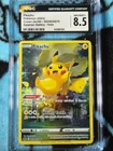 Pokémon Pikachu CGC 8.5 Crown Zenith Galarian Gallery Holo Ultra Rare GG30/GG70
