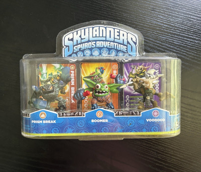 Skylanders Spyro's Adventure 3-Pack Prism Break Boomer Voodood Factory Sealed
