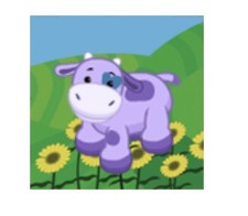 Webkinz Classic Lil Purple Sweetheart Cow CODE