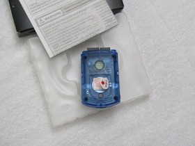 Official Sega Dreamcast Blue VMU HKT-7000 Box Instruction Manual Batteries