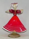 Murano Vintage Art Glass Dancing Lady Flamenco Figurine - Brilliant