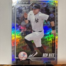 2026 Topps Series 1 Ben Rice #133 Fanatics Exclusive Topps Foil Yankees 🔥
