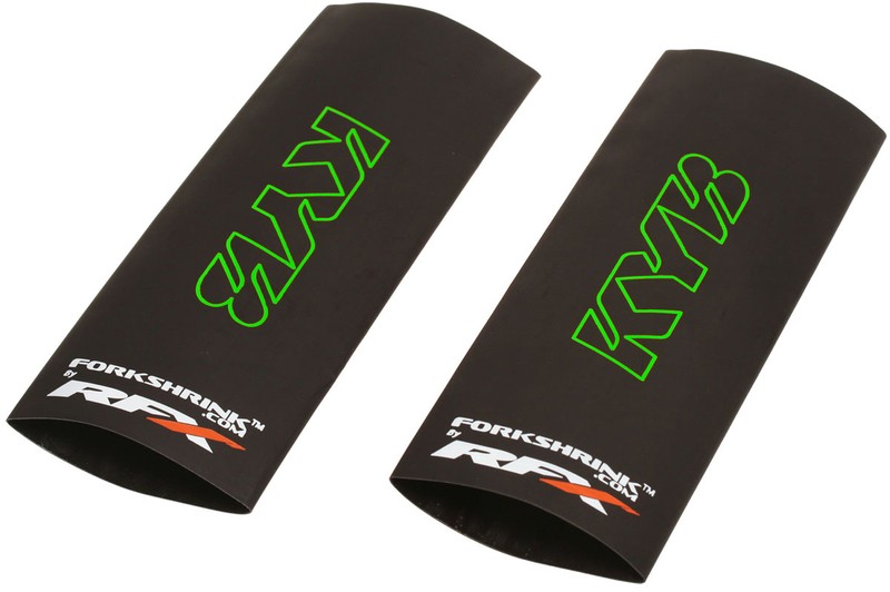 Protection fourche haute RFX Race Series KYB vert en polymère haute densité