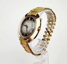 Men's Vintage 1973 Watch TIMEX "Electronic".  Stretchable Bracelet
