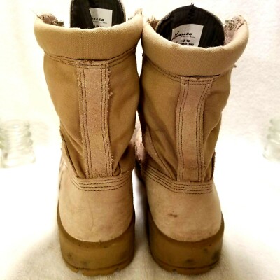 Wellco Mens Military boots sz 11.5 W Desert Tan HW Flame  display picture 1