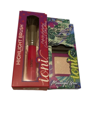 Ioni Face Highlighter & Highlight Brush Beauty Glow Shine Sparkle Long Lasting