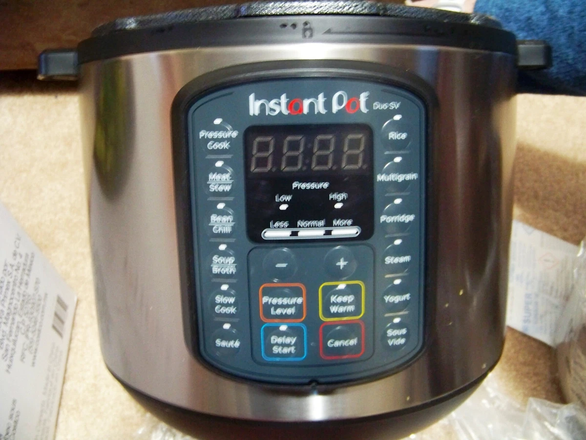 Instant Pot Duo SV 6-Quart 9-in-1 Multi-Use Pressure Cooker