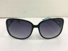 Pearle Vision Sunglasses-Rims Eyewear R37014 Black / Aqua Teal Plastic Frame