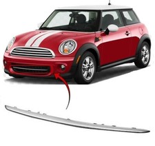 Fits Mini Hatch R56 Lci 2010-14 Front Bumper Grille Lower Moulding Trim Chrome