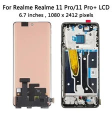 LCD Display Touch Screen Digitizer Assembly Replacement For Realme 11 Pro plus