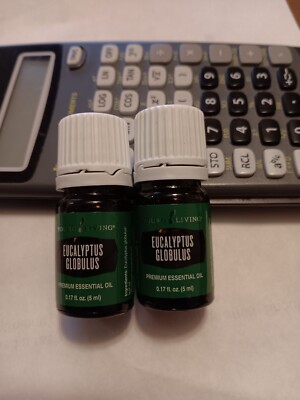 NEW 2 YOUNG LIVING EUCALYPTUS GLOBULUS 5ML OILS