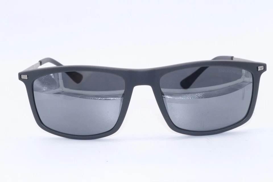 NEW EMPORIO ARMANI EA 4171U 5437/6G BLACK MIRRORED AUTHENTIC SUNGLASSES 57-18 - Image 2 of 3