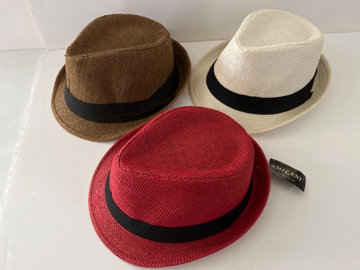 Milani straw hat MILANI Two-tone wide-brimmed hat made of | Herman Belgium main image 4