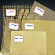 20-200 Brass Woven Wire Mesh Shielding Fabric Non-magnetic Signal Screen Net