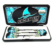 SHARK FIN TUNGSTEN SOFT TIP DART SET by Dart World, 20 gram +50 FREE TIPS