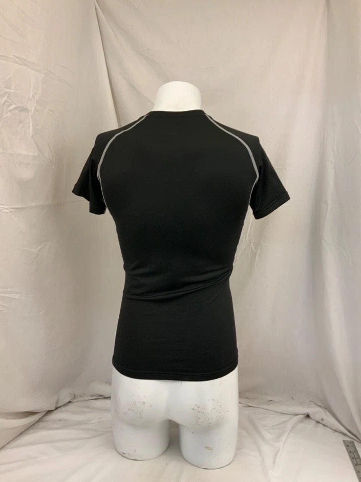 Tesla Compression Shirt M Black Short Sleeve 100% Polyester YGI P2-542 - Image 4 of 4